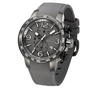 FIREFOX Chronograph FFS240-104 grau Herrenuhr Edelstahl Silikonarmband Dornschließe 10 ATM Prüfdruck