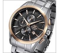 FIREFOX - CHRONOGRAPH THE ADVENTURER - schwarz rosegold silber / 46 MM