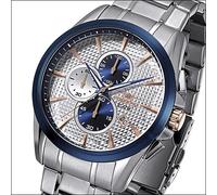 FIREFOX - CHRONOGRAPH THE ADVENTURER - silber blau / 46 MM
