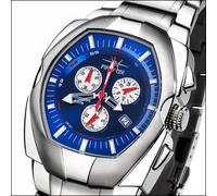 FIREFOX The Thing FFS60-103 Sunray blau Chronograph Herrenuhr Armbanduhr massiv Edelstahl Sicherheitsfaltschließe wasserdicht