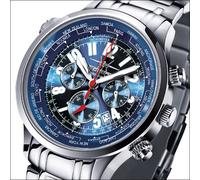 FIREFOX - CHRONOGRAPH WORLDTIMER - sunray blau / 44 MM