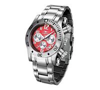FIREFOX Daredevil FFS140-105 rot Chronograph Herrenuhr Armbanduhr massiv Edelstahl Sicherheitsfaltschließe 10 ATM Water Resistant