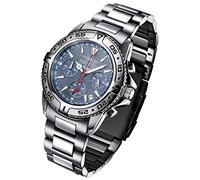 FIREFOX Destroyer FFS01-103 blau Chronograph massiv Edelstahl Sicherheitsschließe Herrenuhr Armbanduhr 10 ATM Prüfdruck