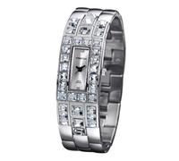 FIREFOX FFS178-104 Damenuhr Silber Edelstahl Zirkoniasteine Sicherheitsfaltschließe wasserdicht