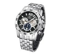 FIREFOX Hound Dog FFS210-102 schwarz Edelstahl Herrenuhr Chronograph Sicherheitsfaltschieße 10 ATM wasserdicht