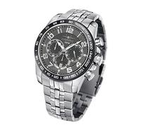 FIREFOX Starship FFS230-104 titangrau Edelstahl Herrenuhr Sicherheitsfaltschließe 10 ATM Water Resistant