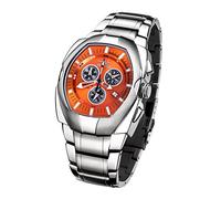 FIREFOX The Thing FFS60-107 Sunray orange Chronograph Herrenuhr Armbanduhr massiv Edelstahl Sicherheitsfaltschließe wasserdicht