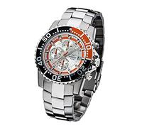 FIREFOX - CHRONOGRAPH ZION - silber orange / 46 MM