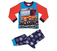 Fireman Sam/Feuerwehrmann Sam - Offizieller langärmeliger Uni-Pyjama - 2-3 Jahre: 98cm