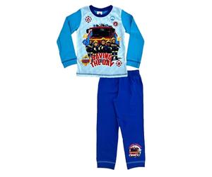 Fireman Sam Kinder-Schlafanzug, 18 Monate bis 5 Jahre, Nachtwäsche, blau, 2-3 Years