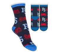 Fireman Sam - Kinder Socken, Strümpfe - Größe 23/26 27/30 31/34, Feuerwehrmann Sam (Dunkelblau, Feuerwehrauto, 23/26)