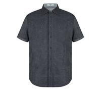 Firetrap - Hemd für Herren, Denim, Regulär, kurzärmlig (Grau) M