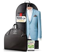 FiRiO® 1 x Premium Kleidersack - BIS 50% DICKERES MATERIAL - Faltbare Kleidersack Reisetasche - Business Anzugtasche - Atmungsaktive Kleiderhülle für Reise & Aufbewahrung - Kleidersäcke 100x60cm