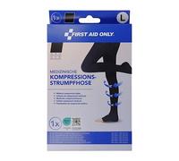 FIRST AID ONLY® Kompressionsstrumpfhose, offene Spitze schwarz Größe L 1 St. St.