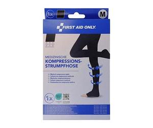 FIRST AID ONLY® Kompressionsstrumpfhose, offene Spitze schwarz Größe S/M 1 St. St.
