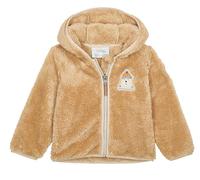 first instinct by killtec Kinder Fleecejacke/Teddy Fleece mit Kapuze FIOW 3 MNS FLC JCKT, creme, 98/104, 44621-000
