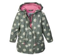 first instinct by killtec Kinder Gummierter Parka/Regenjacke mit Kapuze FIOS 15 MNS CT, oliv, 98-104, 42902-000