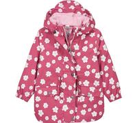 KILLTEC Regenparka mit Kapuze Blumen 86 dunkelrot/natur