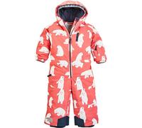 first instinct by killtec Kind FISW 33 MNS ONPC Skioverall/Schneeanzug mit Kapuze, wasserdicht, mineralrot