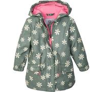first instinct by killtec Kinder Gummierter Parka/Regenjacke mit Kapuze FIOS 15 MNS CT, oliv, 86-92, 42902-000