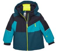 First Instinct By Killtec Unisex Baby Fisw 42 Mns Jckt Skijacke/Funktionsjacke Mit Kapuze Und Schneefang, Petrol, 110-116 EU