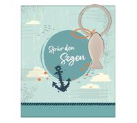 Butzon & Bercker Fisch-Schlüsselanhänger - Spür den Segen