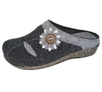 Fischer Conny, Damen Pantoffeln, Schwarz (Anthrazit 205), 37 EU (3.5 UK)