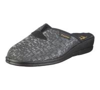 Fischer Damen Dora Pantoffel Glitzer Hausschuhe, Grau/anthrazit