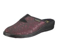 Fischer Damen Dora Pantoffel Glitzer Hausschuhe, Rot/Bordo
