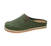 Fischer Damen Hausschuh Filz Pantoffel lose Einlagen 625003, Größe:42 EU, Farbe:Grün