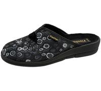 Fischer Damen Hausschuh Pantoffel Komfortweite Muster Keilabsatz 203620