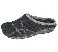 Fischer Damen-Hütten-Pantoffel-Hausschuh-Farbe: Anthrazit-Größe: 40