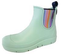 Fischer Damen Stiefelette Pflegeleichte Gummistiefel in coolen Farben 201034, Größe:39 EU, Farbe:Grün