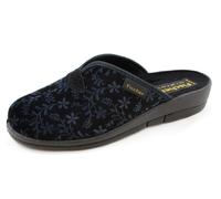 Fischer Damenschuhe Hausschuhe BLAUSCHWARZ BLAUSCHWARZ - Gr. - 39