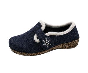Fischer Damenschuhe Hausschuhe JEANSBLAU JEANSBLAU - Gr. - 37