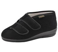 Fischer Schuhe Damen -Klett-Hausstiefel für Damen, schwarz, Größe 39 EU