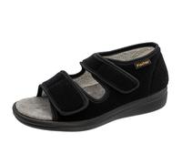 Fischer Damenschuhe Hausschuhe SCHWARZ SCHWARZ - Gr. - 44