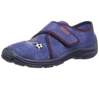 Fischer Danny Fußballer 341836 Jungen Hausschuhe, Blau (Jeansblau 501), EU 33