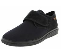 Fischer Herren Hausschuhe Slipper Ortho Hausschuh Textil Gemütlich Puschen Uni Damen Herren Unisex Hausschuhe Pantoffeln Klettverschluss Weite-H
