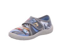 Fischer Kinder-Hausschuh Car-Race Grau-Mehrfarbig 31