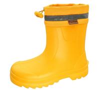 Fischer Kinder Stiefel Unisex wasserdicht und pflegeleicht mit Zugband 201022, Größe:29 EU, Farbe:Gelb