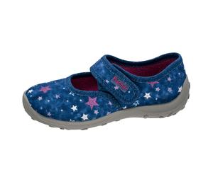 Fischer Kinderschuhe Hausschuhe BLAU BLAU - Gr. - 30