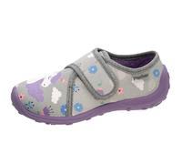 Fischer Boogy Hausschuh, Grau/Lila, 33 EU