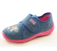 Fischer Kinderschuhe Hausschuhe JEANSBLAU JEANSBLAU - Gr. - 28