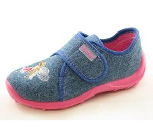 Fischer Kinderschuhe Hausschuhe JEANSBLAU JEANSBLAU - Gr. - 31