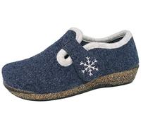 Fischer Damen Conny Niedrige Hausschuhe, Blau (Jeansblau 501), 42 EU