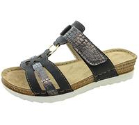 Pantolette FISCHER, Damen, Gr. 37, schwarz, Lederimitat, modisch, Schuhe (91944225-37) schwarz
