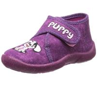 Fischer Mini Hund 432843, Mädchen Hausschuhe, Rot (brombeer 325), EU 24