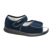 Fischer Ortho, Unisex Flache Hausschuhe offen, Blau (marine 521), N13950, 37 EU