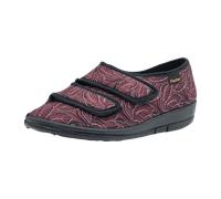Fischer Schuhe Damen-Klett-Hausschuh für Damen, rot, Größe 42 EU